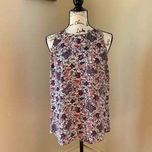 Colorful sleeveless top